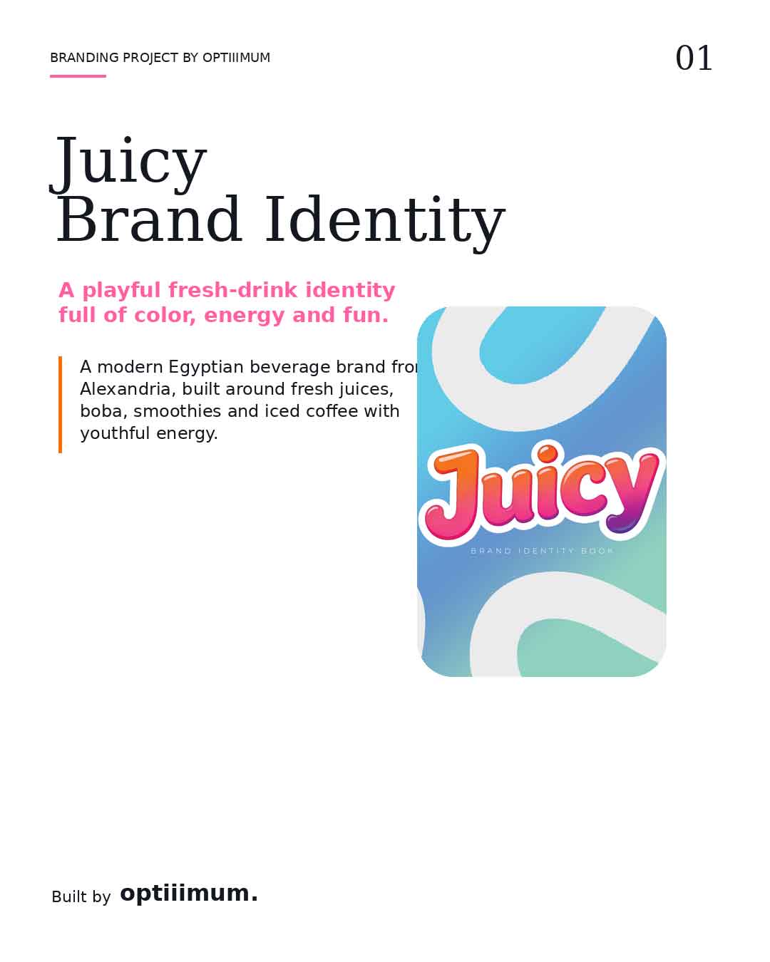 Juicy F&B brand identity cover