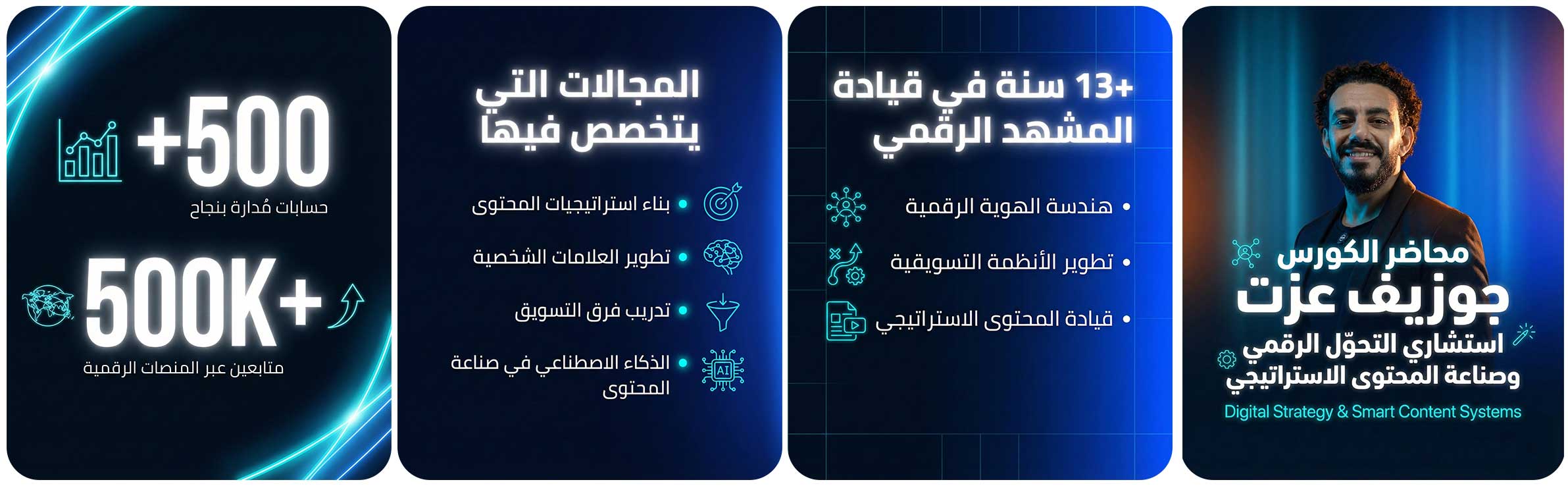 مجالات تخصص جوزيف عزت وأرقامه · Jozeph Ezzat's areas of expertise